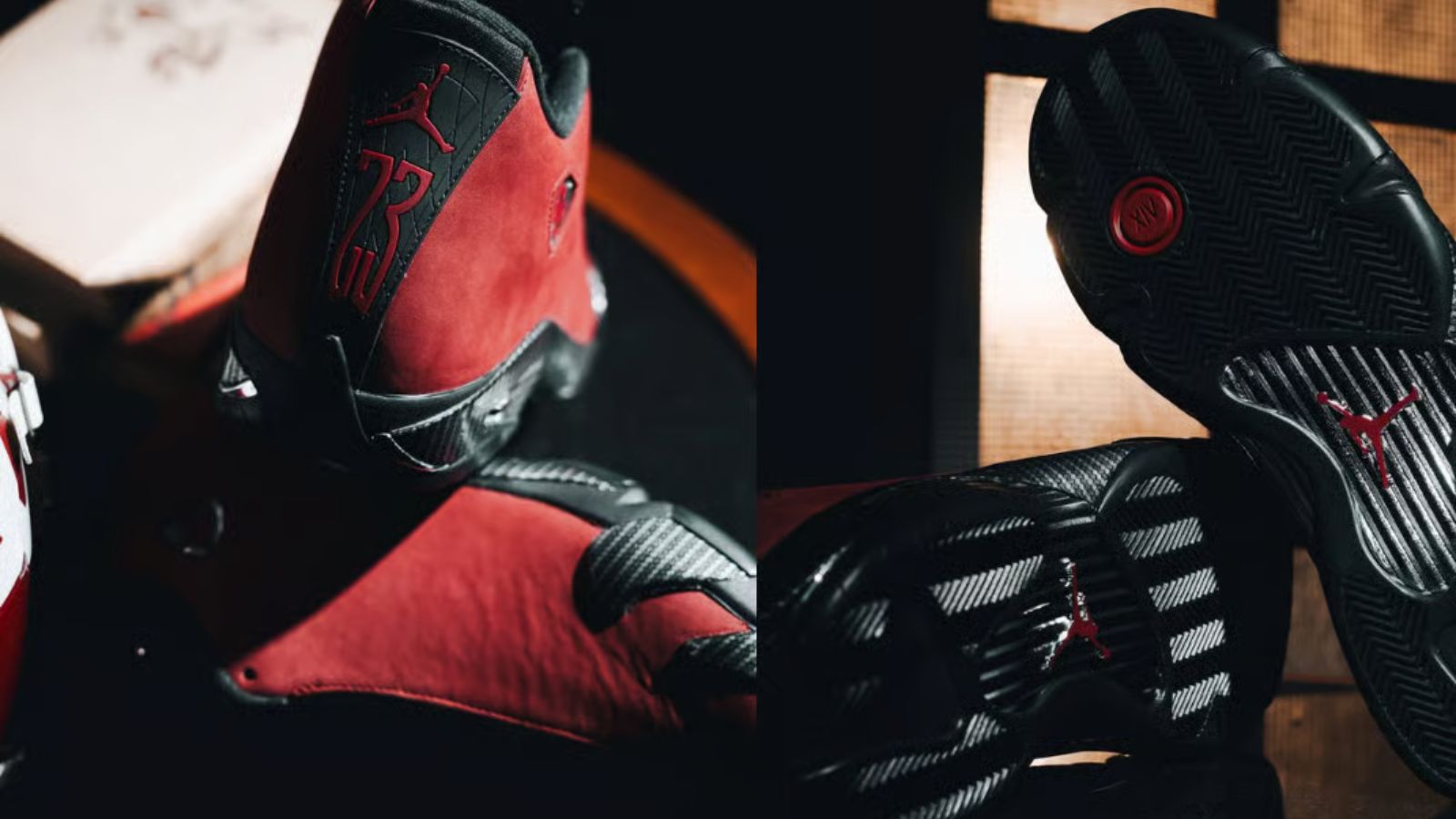 Hinh anh 4: Air Jordan 14 Oklahoma PE da lon do danh rieng cho doi Oklahoma