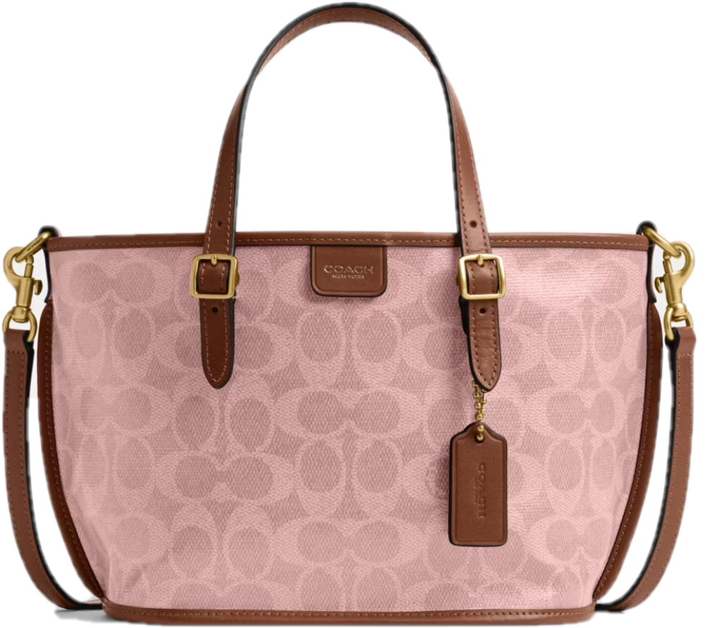 Túi Coach Artificial Leather Tote Crossbody 'Pink' CCD94-B4YU4