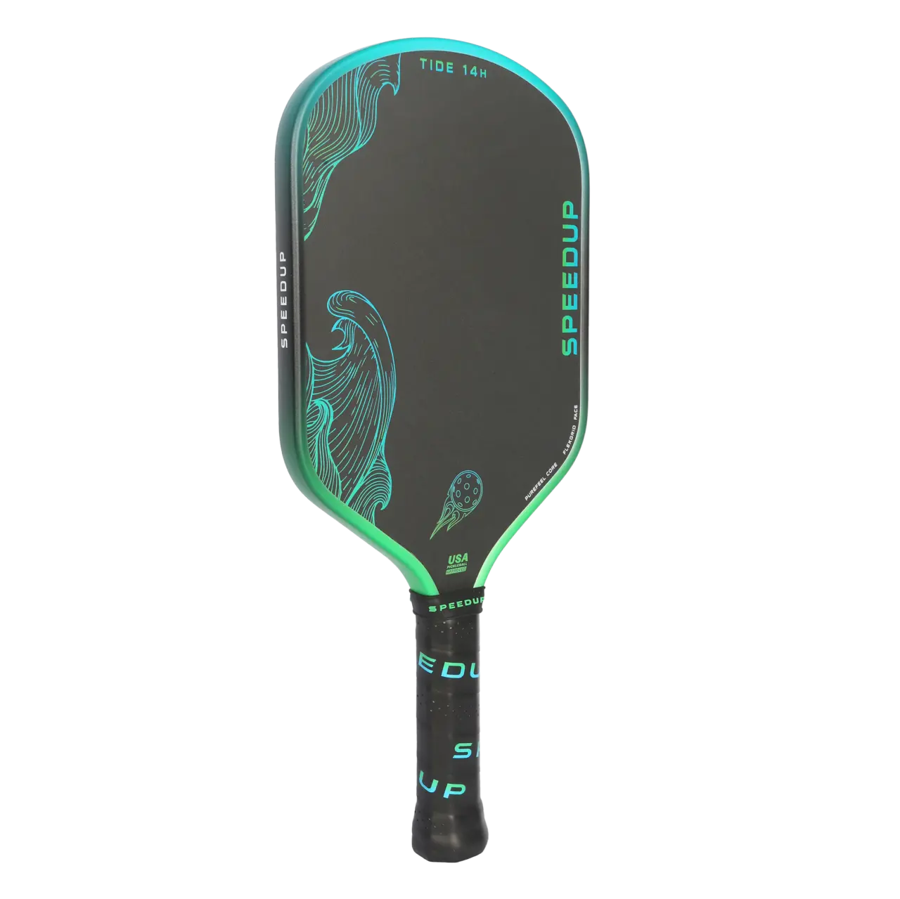 Alternative view of Vợt Pickleball Speedup Tide 14H Hybrid 'Green'