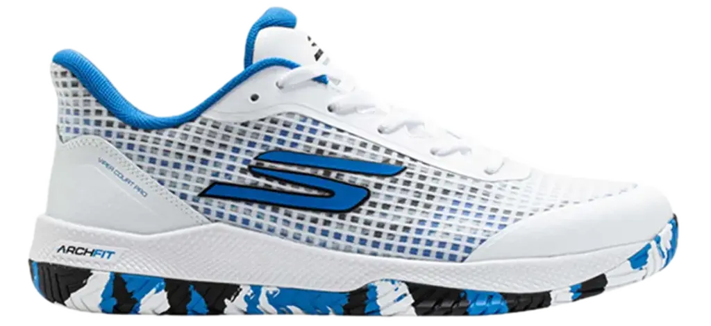 Giày Skechers Viper Court Pro 'White' 172069C-WBL