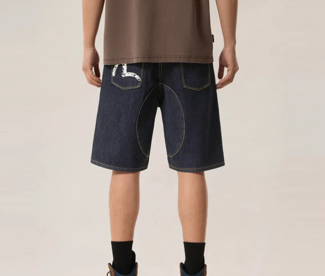 Alternative view of Quần Evisu Seagull Print 'Indigo' 2ESHTM6DS7055XXDN