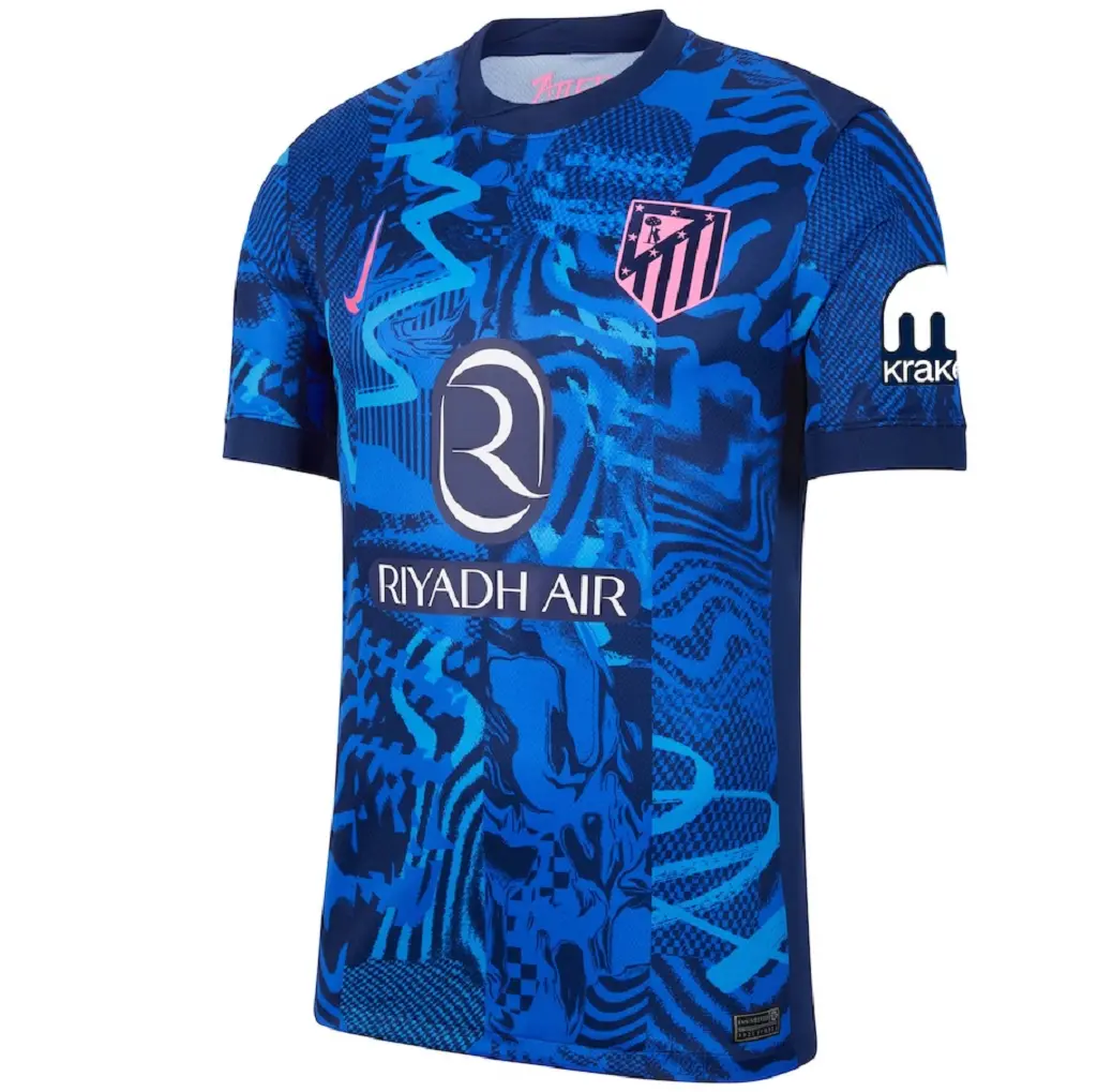 Áo Nike Atletico Madrid 24/25 Third Jersey 'Blue Pink' FQ2021-493