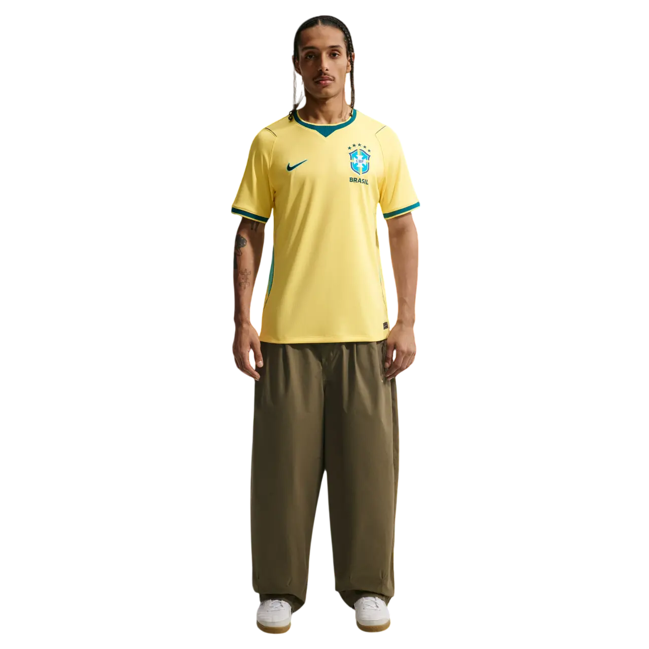 Alternative view of Áo Nike Brazil 2026 Stadium Home 'Canary' IF7054-724