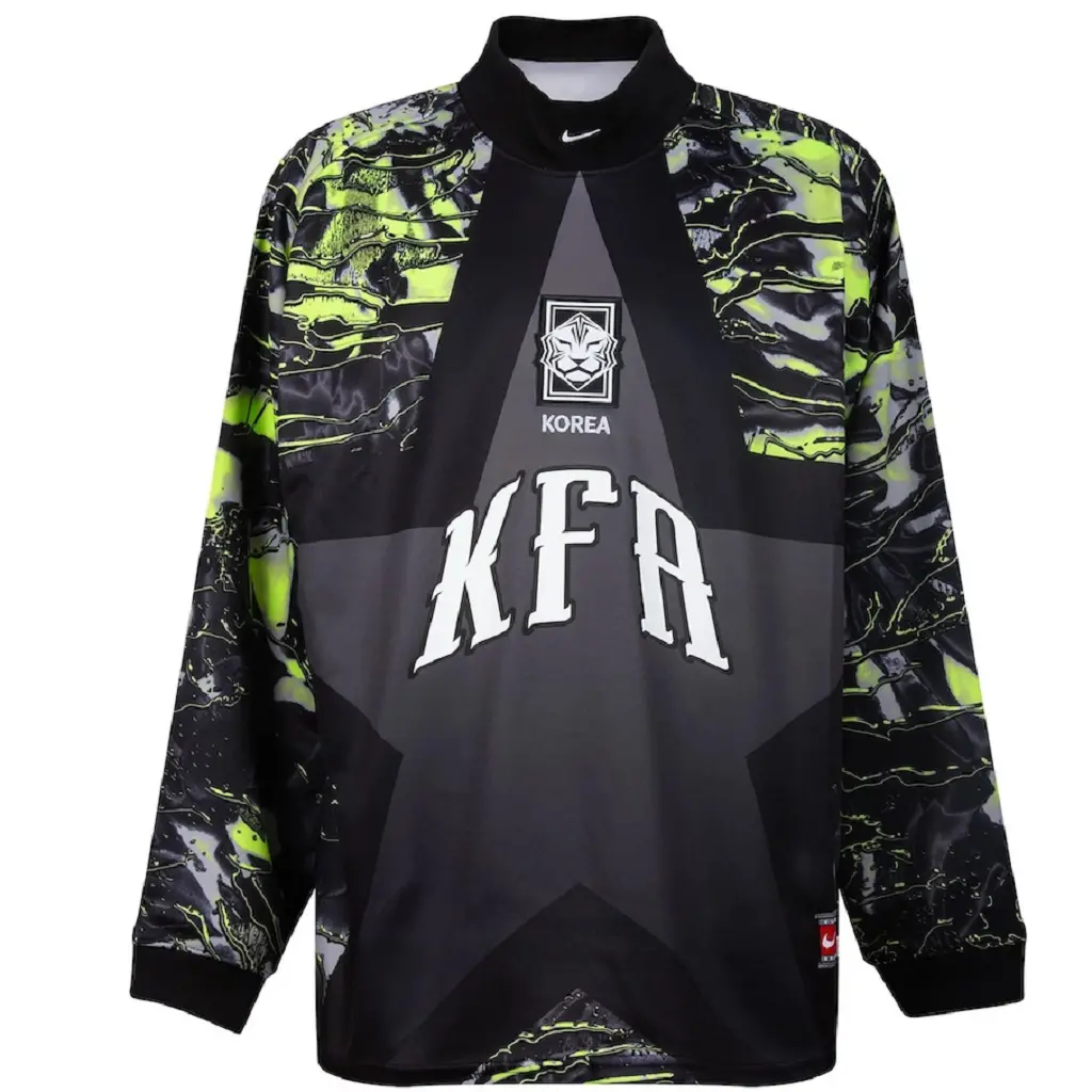 Áo Nike Korea Goalkeeper Jersey 'Black White' IO0788-010