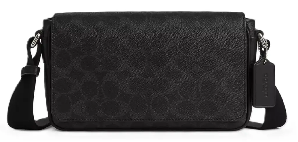 Túi Coach Jack Small Flap Signature Canvas 'Black' CDZ95-SVYZK