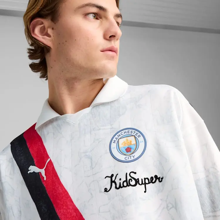 Alternative view of Áo Puma Manchester City 'White' 606850-07