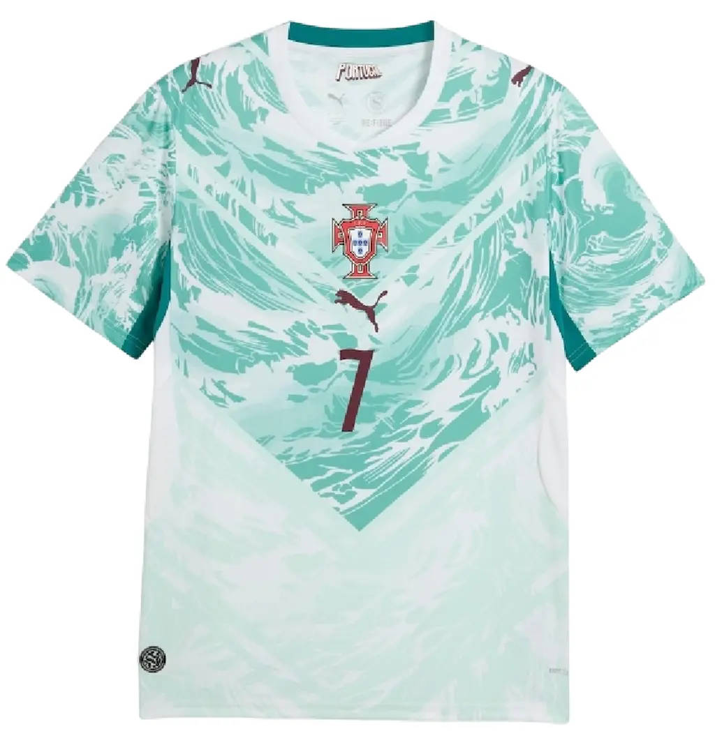 Áo Puma Portugal Away Cr7 Player Jersey ‘Blue’ 788146-77