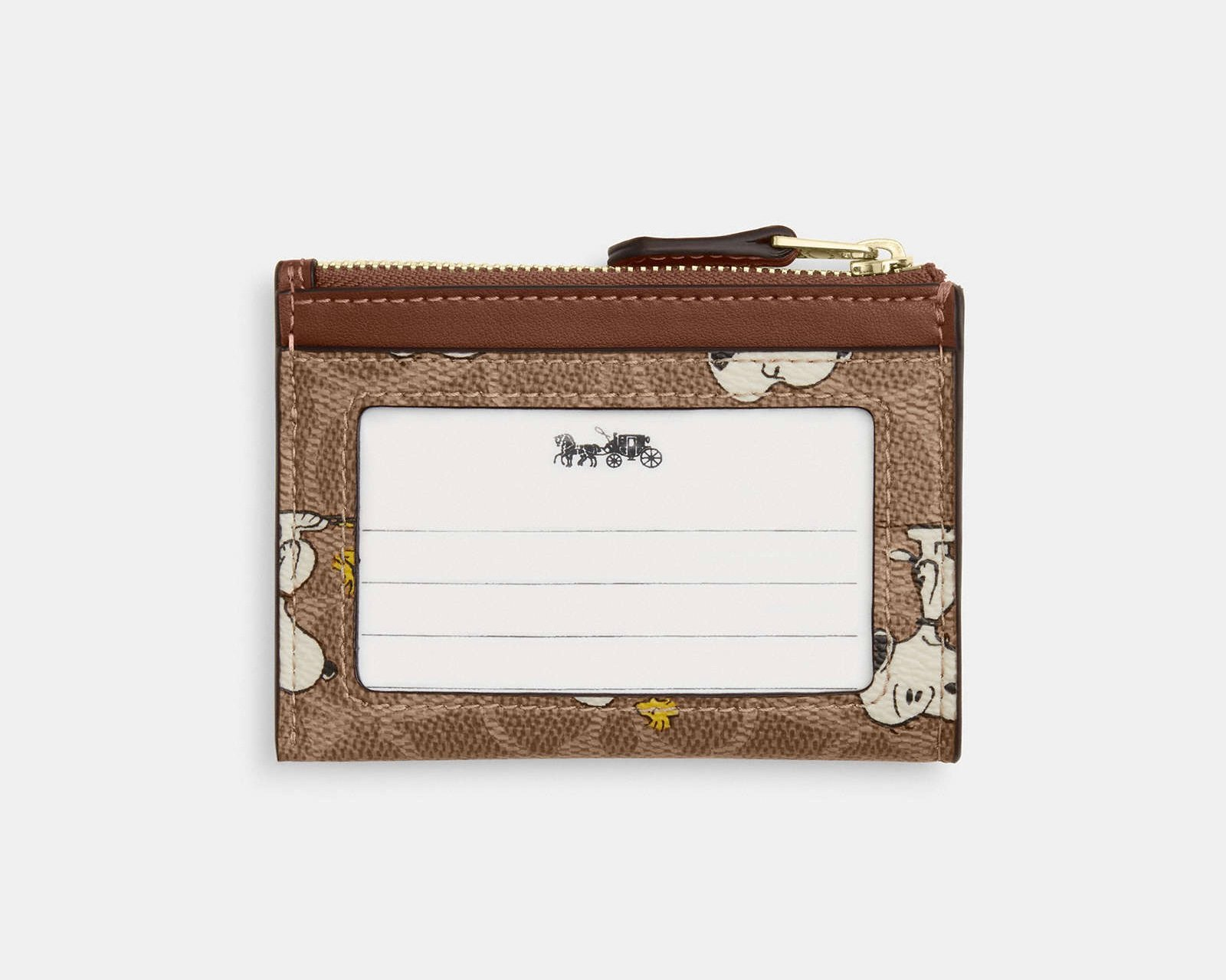 Alternative view of Ví Coach X Peanuts Mini Skinny Id Case 'Brown' CBT14-IMY3O
