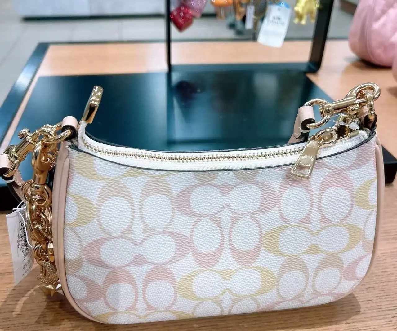 Alternative view of Túi Coach Teri Mini Crossbody Bag 'Chalk' CDW52-IMM8C