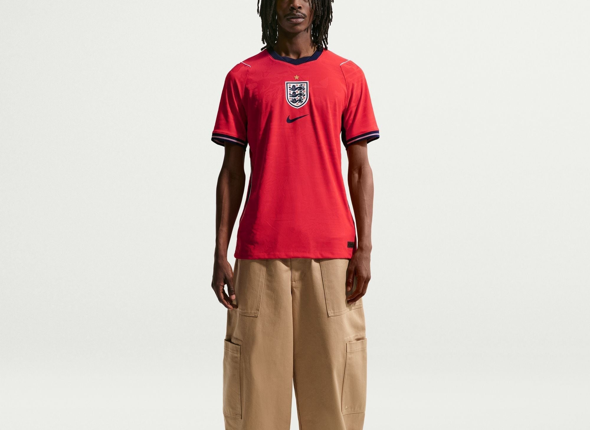 Alternative view of Áo Nike England 26/27 Away Match Jersey 'Red' IB5195-624