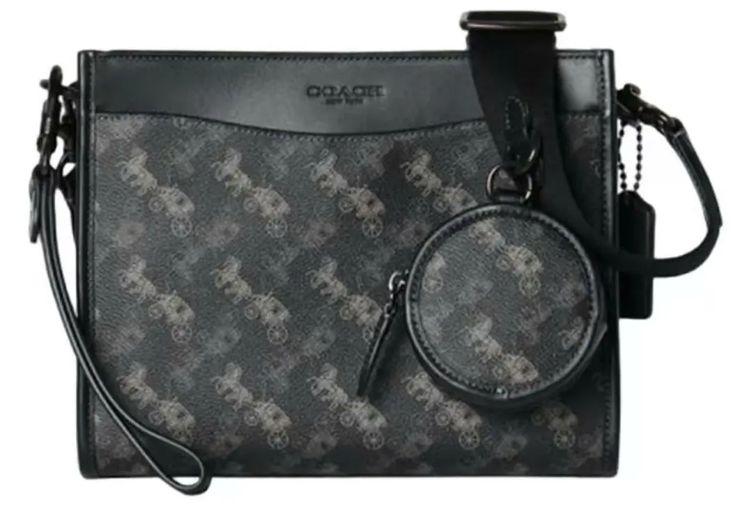 Túi Coach Hitch 25 Cross Body Shoulder 'Black' CW667-CHR