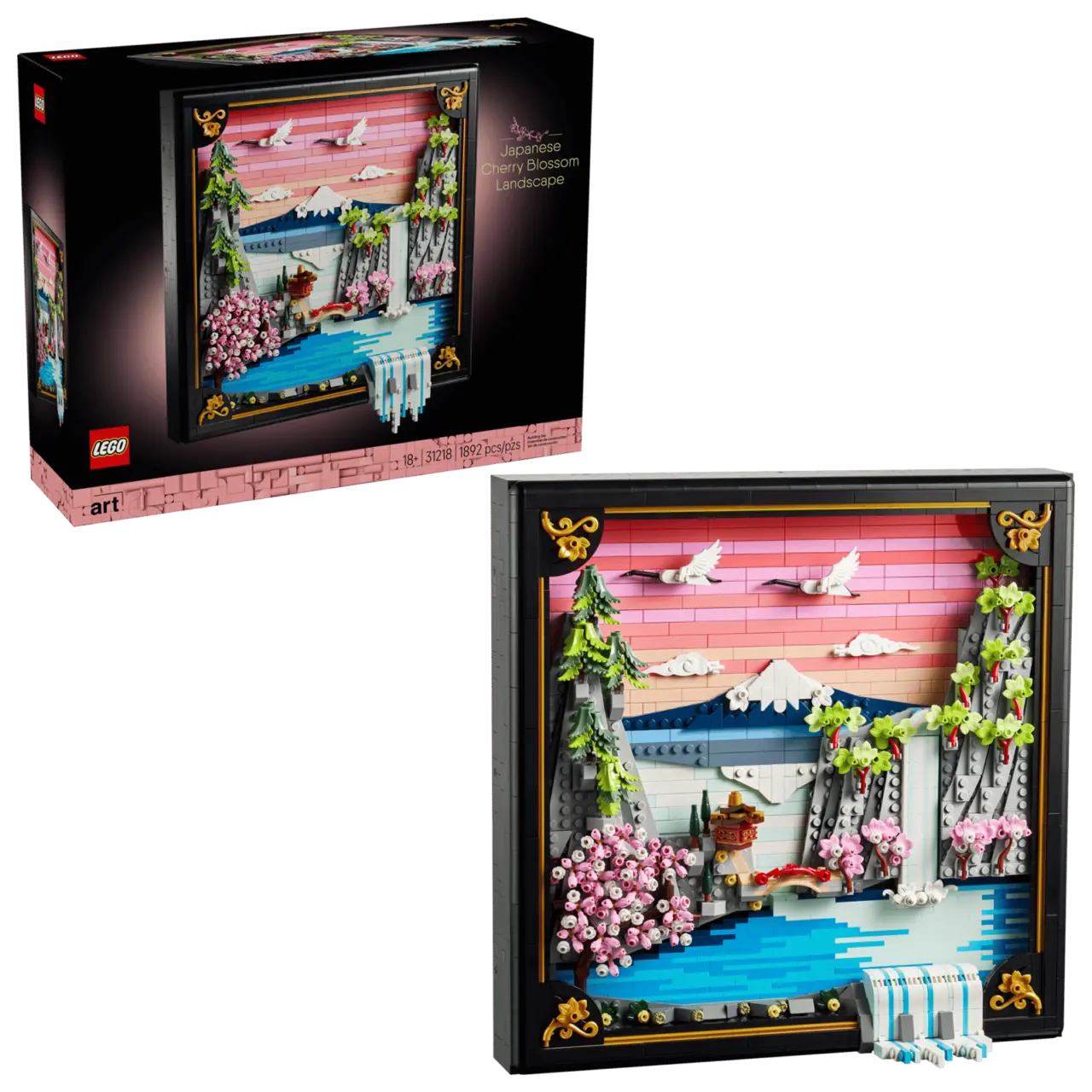 Alternative view of Mô Hình Lego Japanese Cherry Blossom Landscape 31218