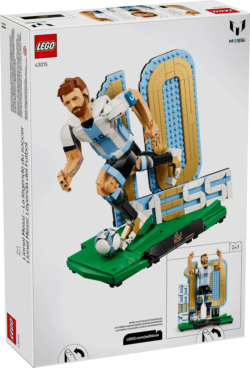 Alternative view of Mô Hình Lego Lionel Messi 43015