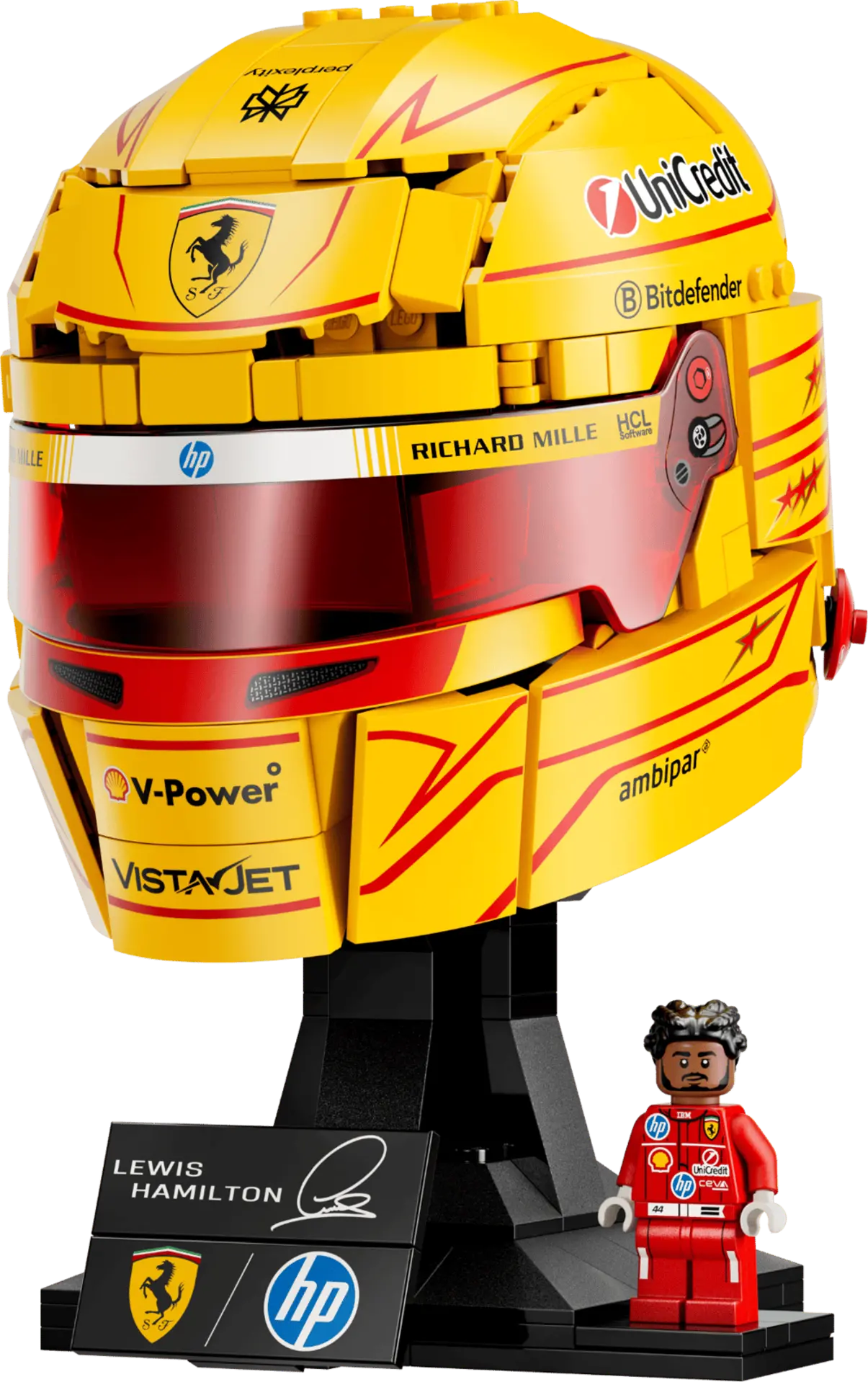 Mô Hình Lego Scuderia Ferrari HP Lewis Hamilton Helmet 43022