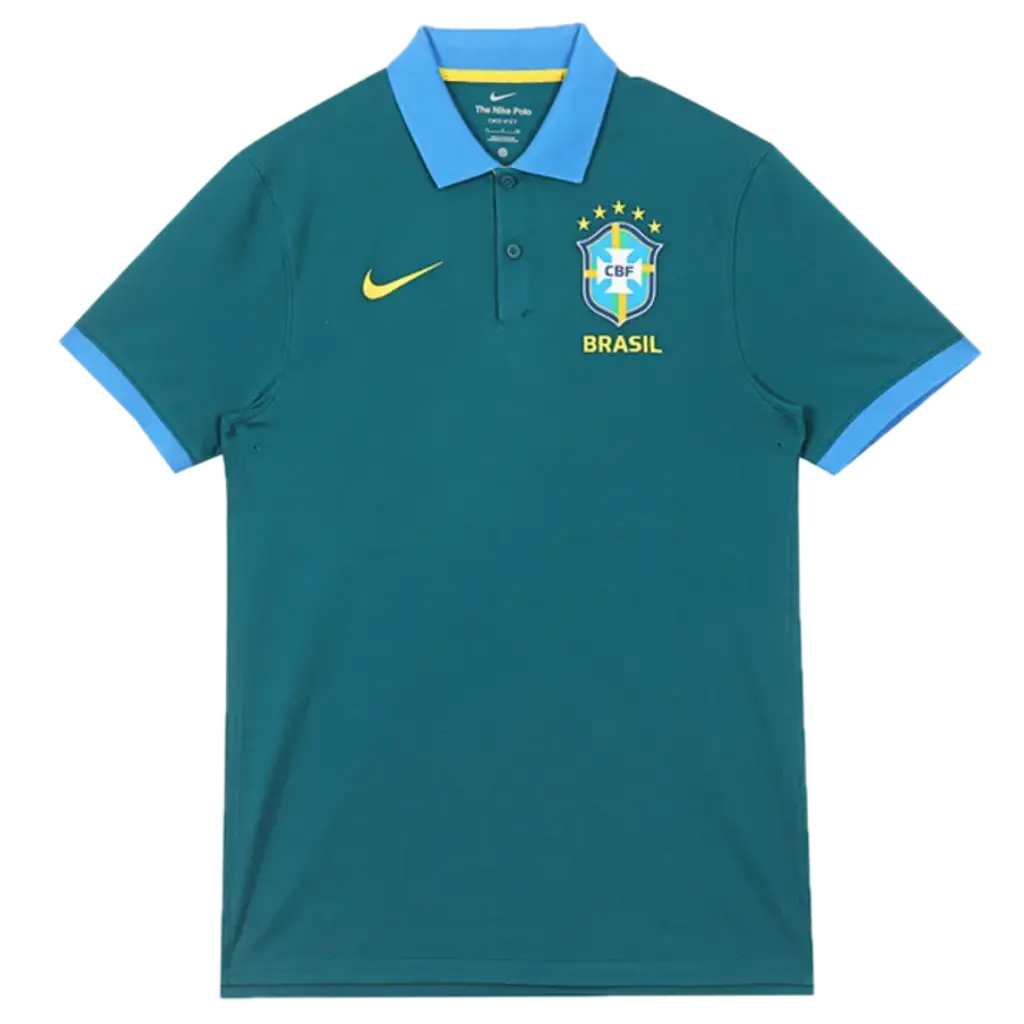 Áo Nike Brazil The Nike Polo 'Geode Teal' IB6200-381