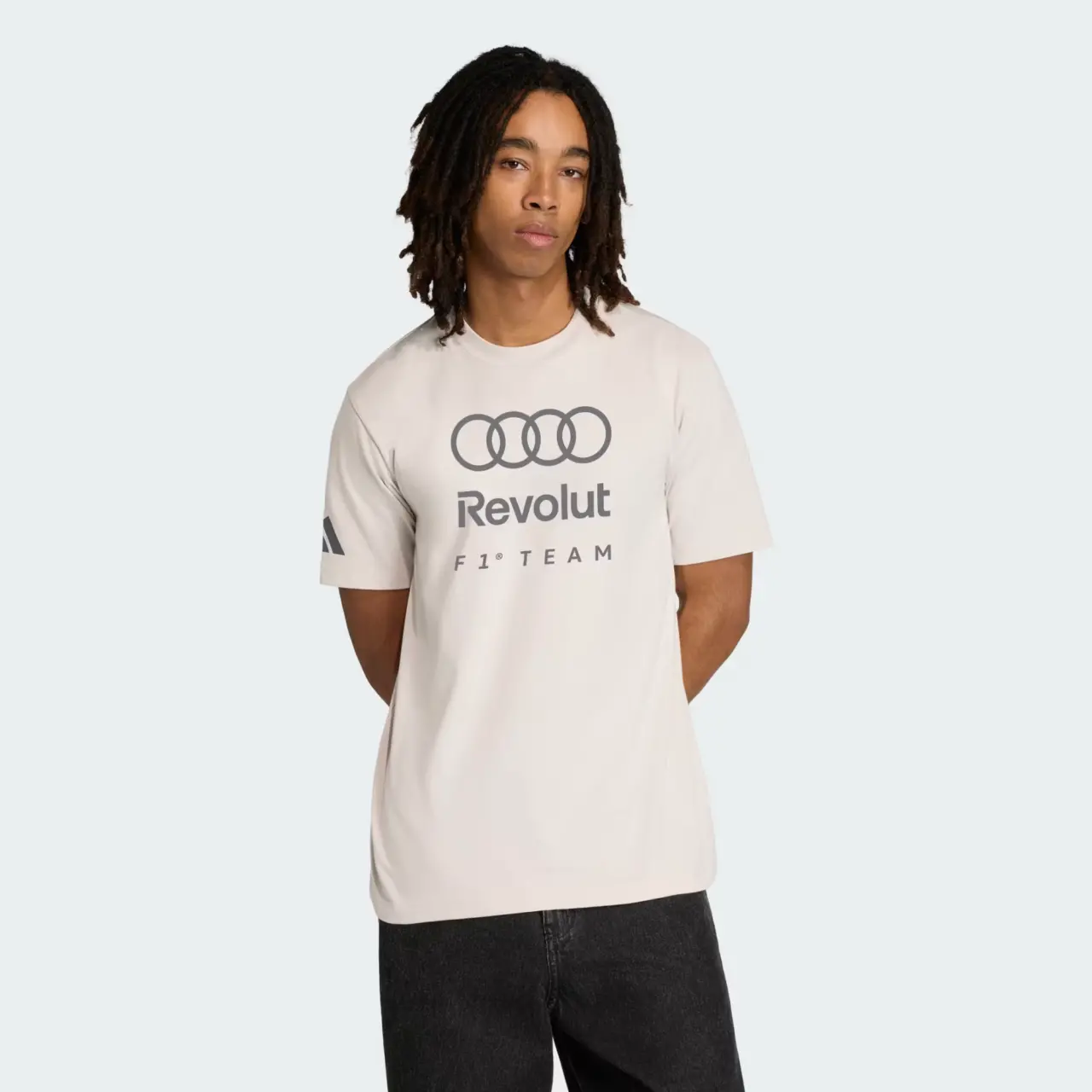 Alternative view of Áo Adidas Graphic Audi Revolut F1 'Chalk Pearl' KE6123