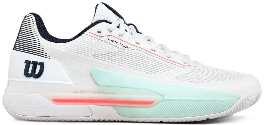 Giày Wilson Rush Tour 5 Clay 'White Coral' WRS338250