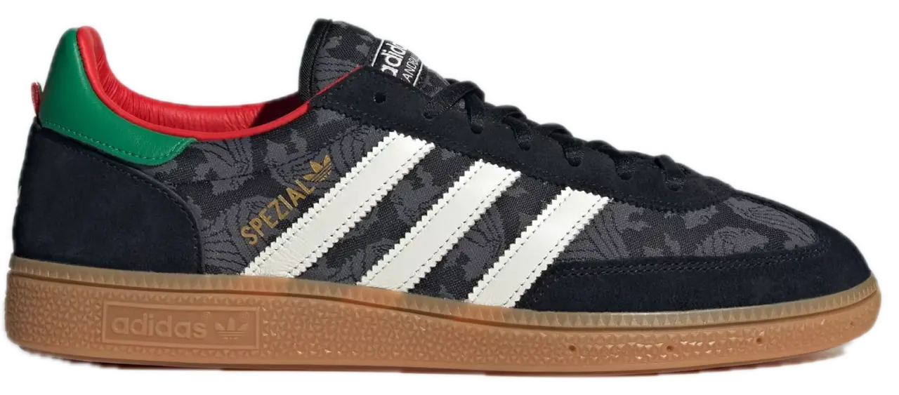 Giày Adidas Handball Spezial 'Black Core White Green' HQ7261