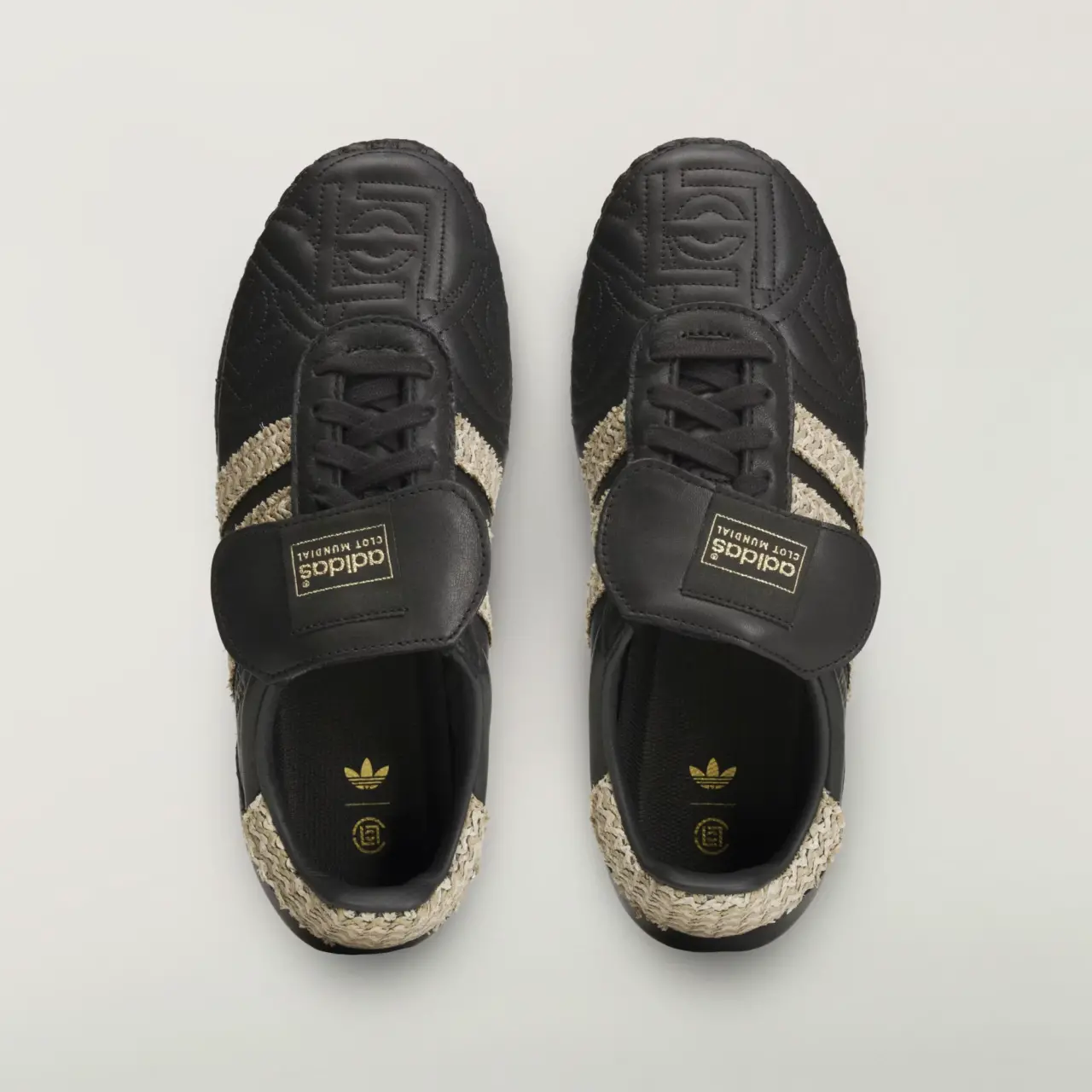 Alternative view of Giày Adidas CLOT Mundial 'Black Beige' JQ6823