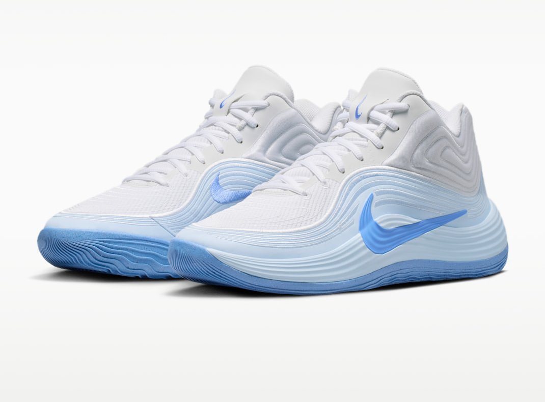 Giày Nike Precision 8 Mid 'White Hydrogen Blue' IH1105-110 - Ảnh 3