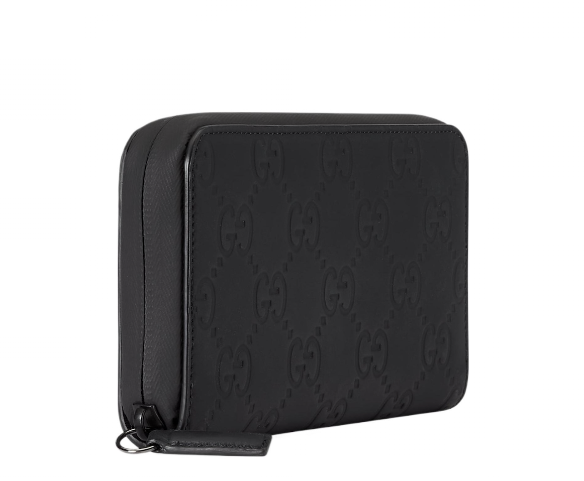 Alternative view of Ví Gucci Leather Long Wallet 'Black' 771421-AAC0L-1000