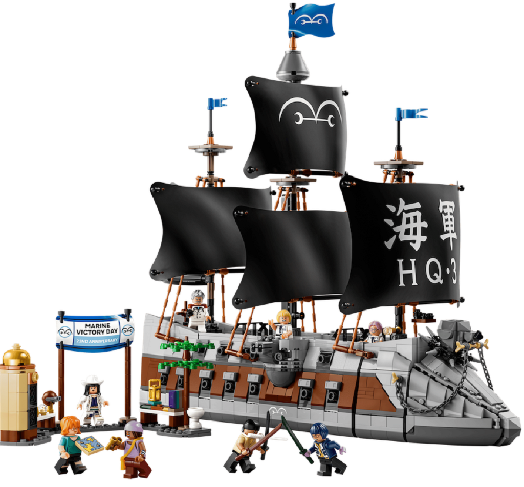 Mô Hình Lego Garp's Marine Battleship 'Multicolor' 75646