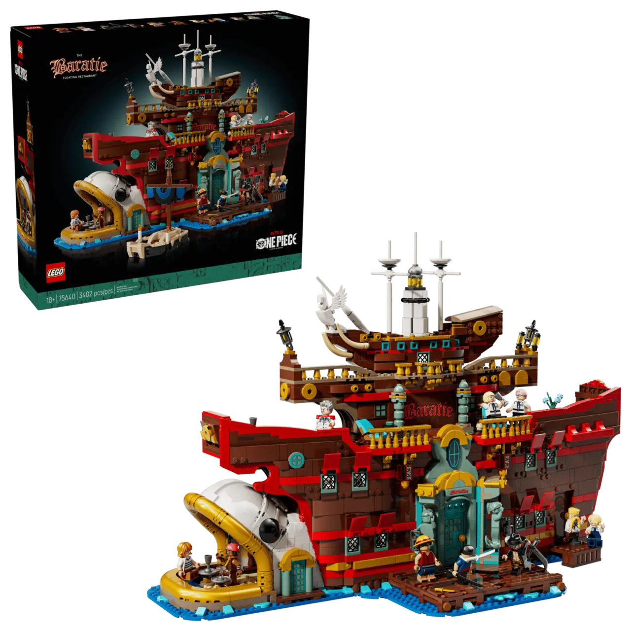 Alternative view of Mô Hình Lego The Baratie Floating Restaurant 'Multicolor' 75640