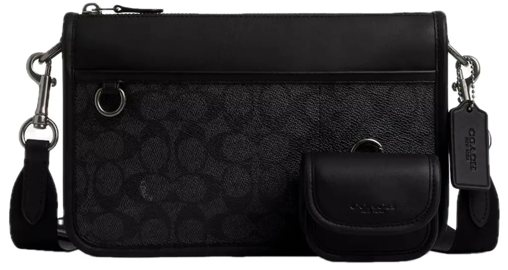 Túi Coach Heritage Convertible Crossbody 'Black' CW373-QBMI5