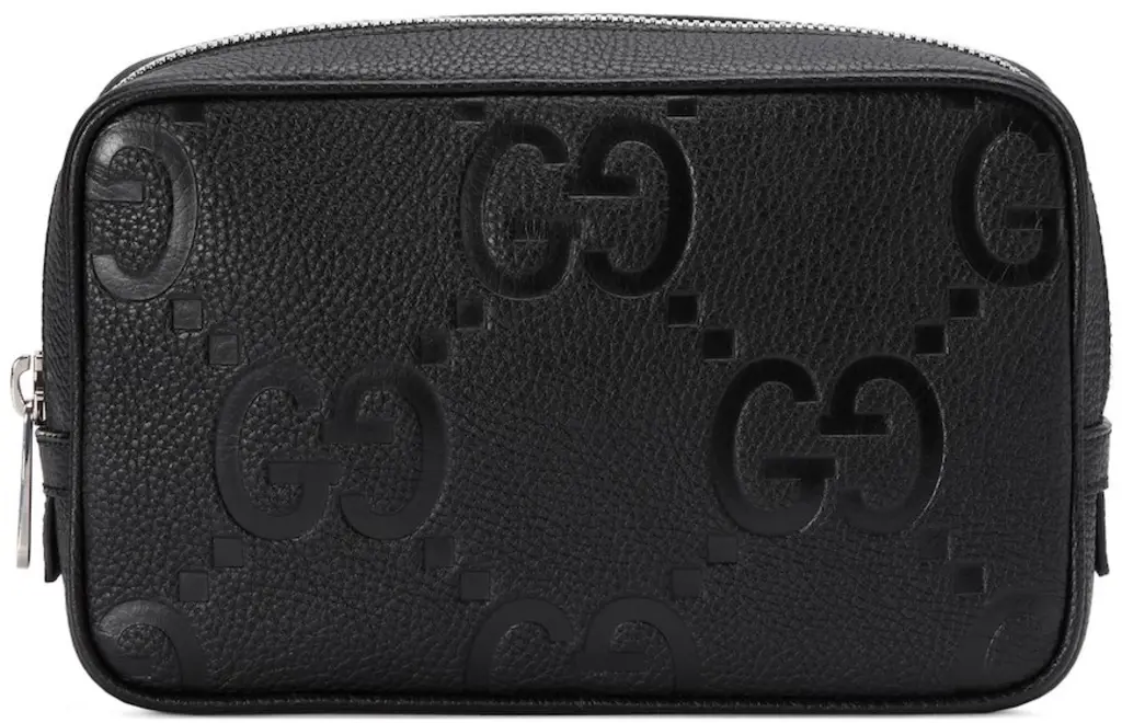 Túi Gucci Jumbo GG Toiletry Case 'Black' 766957-AABY0-1000
