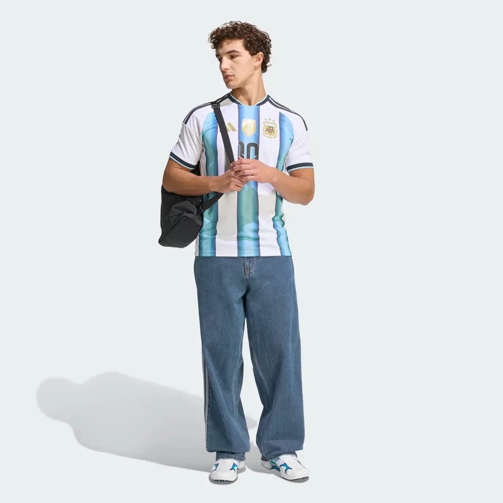 Alternative view of Áo Adidas Argentina 26 Home Messi Jersey 'Blue' KA8117