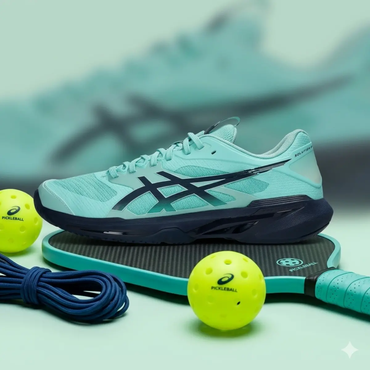 Alternative view of Giày Asics Solution Speed FF 4 'Illuminate Mint' 1041A532-401