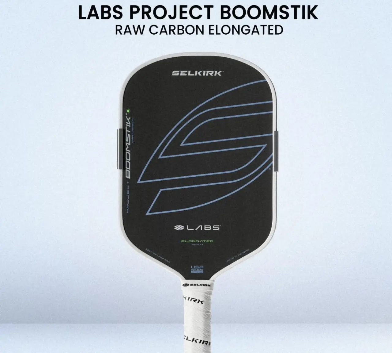 Alternative view of Vợt Pickleball Selkirk Labs Boomstik Summit Asia Raw Carbon