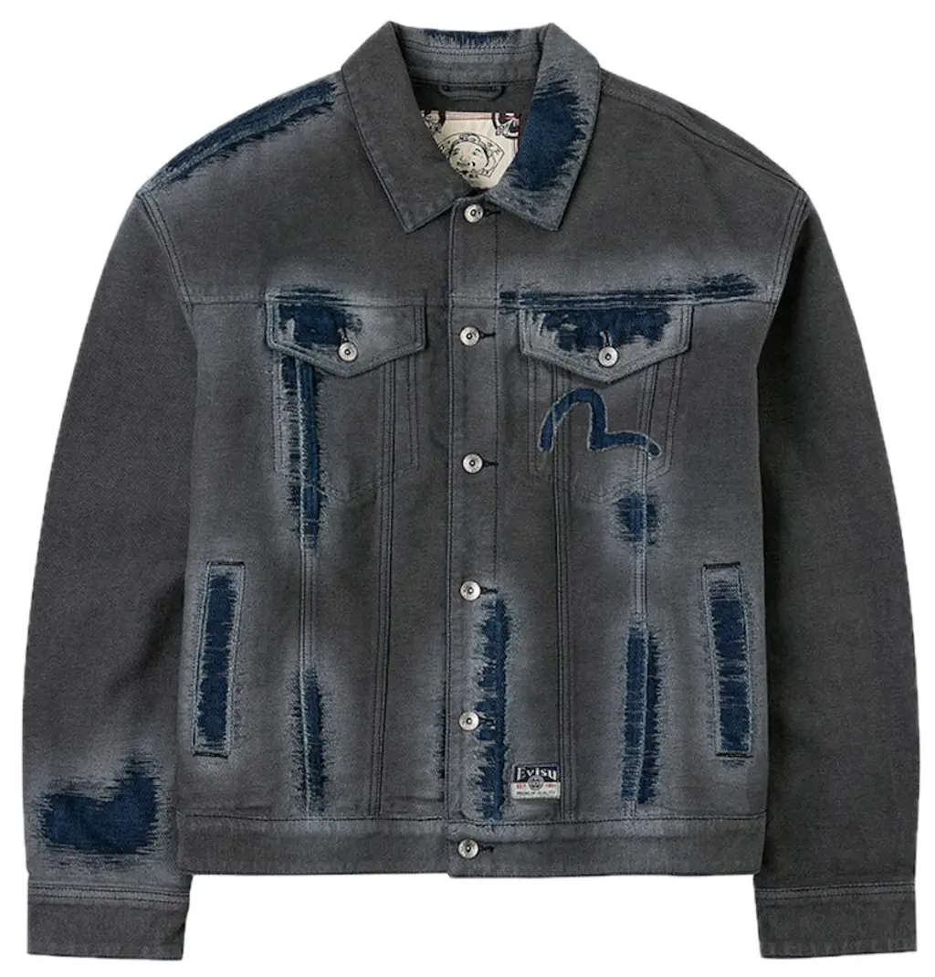 Áo Evisu Distressed Seagull 'Indigo' 2EAHTM5DJ1018RXDQ