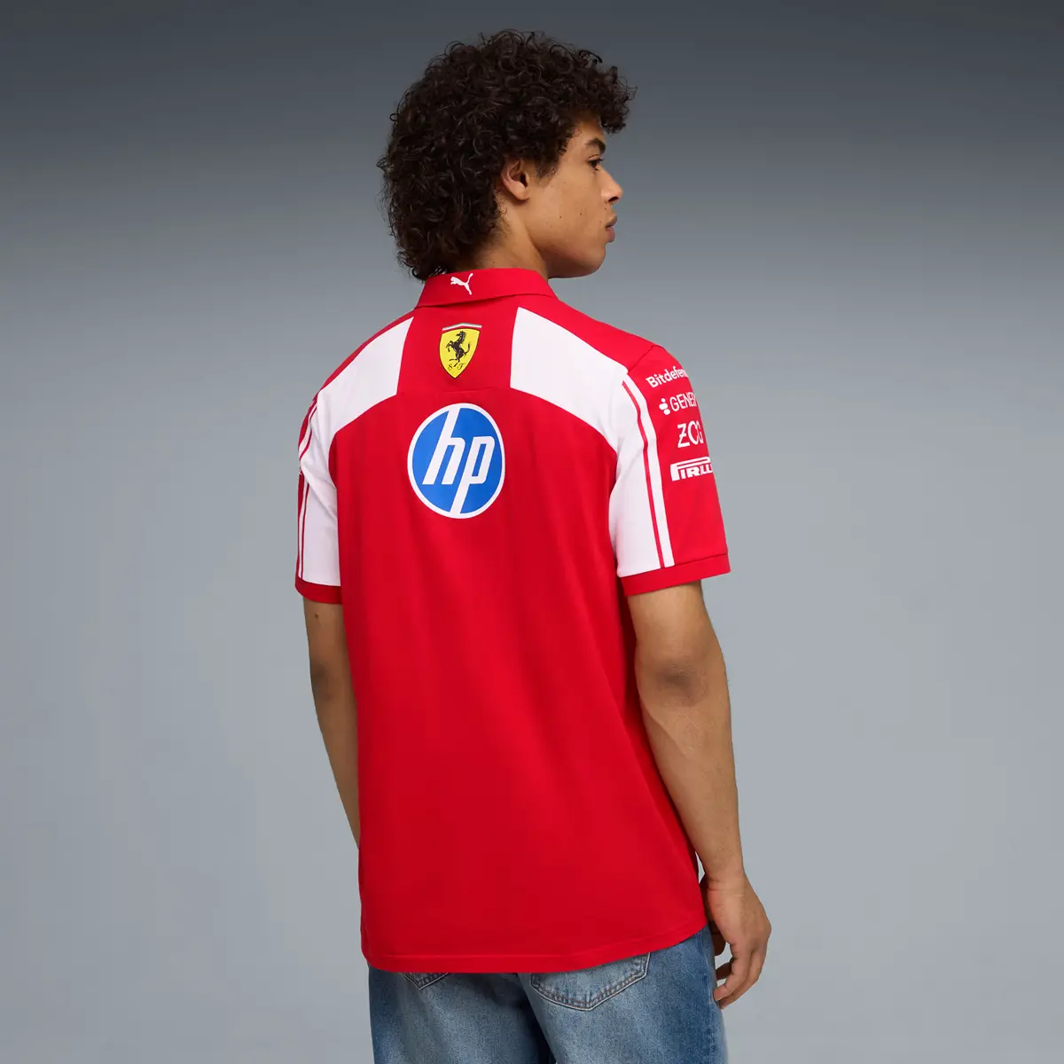 Áo Puma Scuderia Ferrari HP Replica Polo 'Red' 713829-01 - Ảnh 4