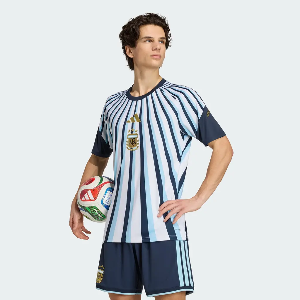 Alternative view of Áo Adidas Argentina 26 Home Pre-Match 'Blue' JY9530