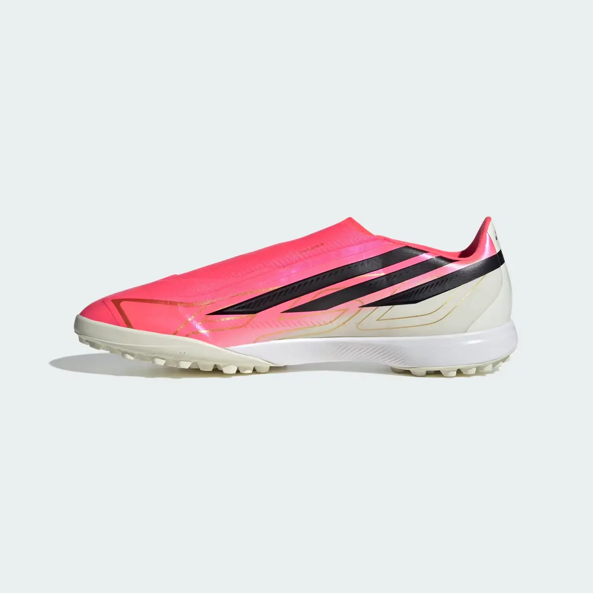 Alternative view of Giày Adidas F50 Hyperfast League Laceless Turf 'Solar Turbo' KJ6711
