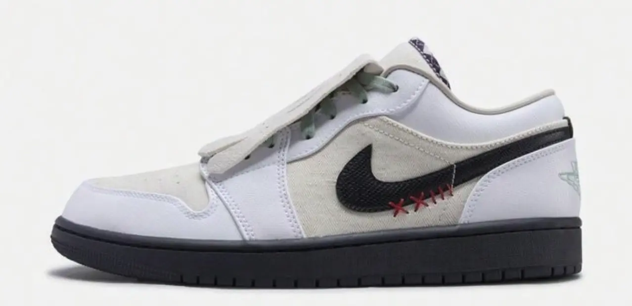 Alternative view of Giày Nike Air Jordan 1 Low SE 'White' IW2020-110