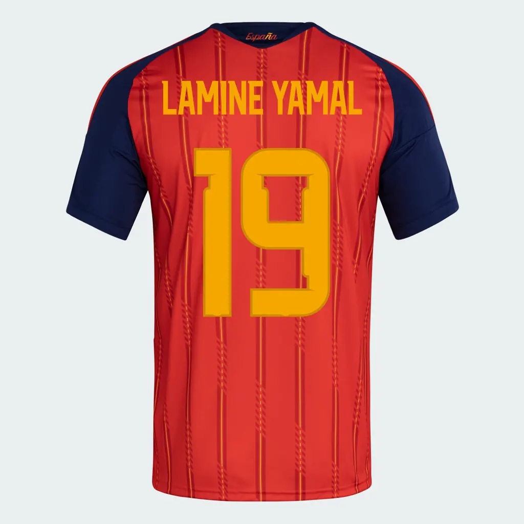 Alternative view of Áo Adidas Spain 26 Lamine Yamal Home Winner Jersey LI1311