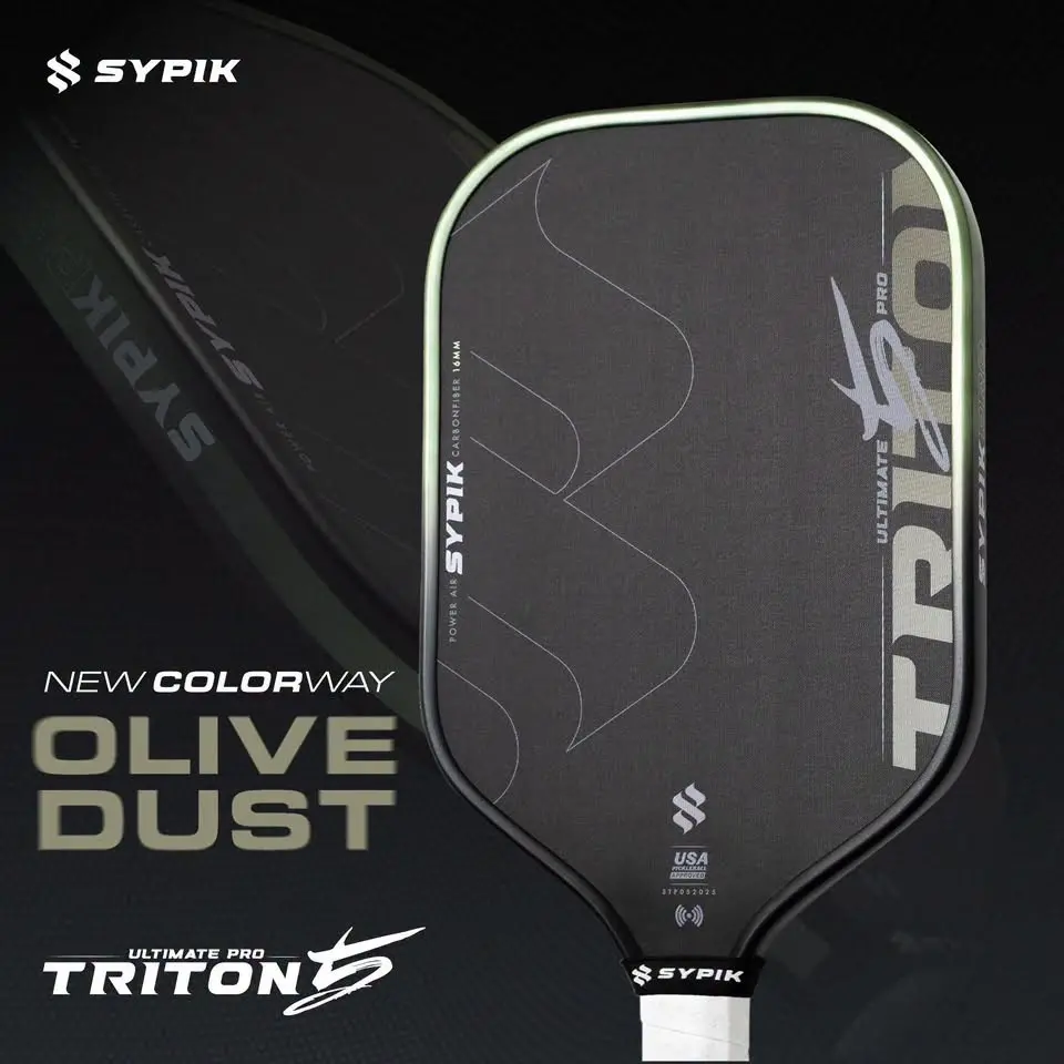 Alternative view of Vợt Pickleball Sypik Triton 5 Pro Ultimate 'Olive Dust'