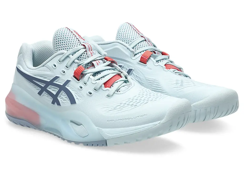 Alternative view of Giày Asics Gel-Resolution X Wide 'Grey Blue' 1042A278-401